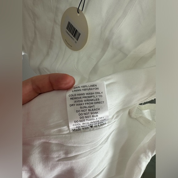 NWT Vrg Grl Selena linen white corset top - Picture 14 of 16